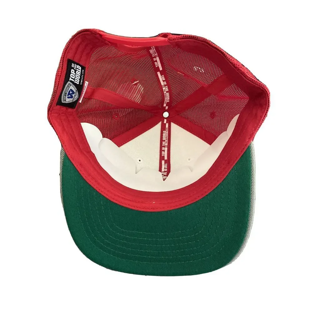 Ohio State Buckeyes‎ Flat Brim OSU Adjustable Snapback Trucker Mesh Hat Cap NCAA